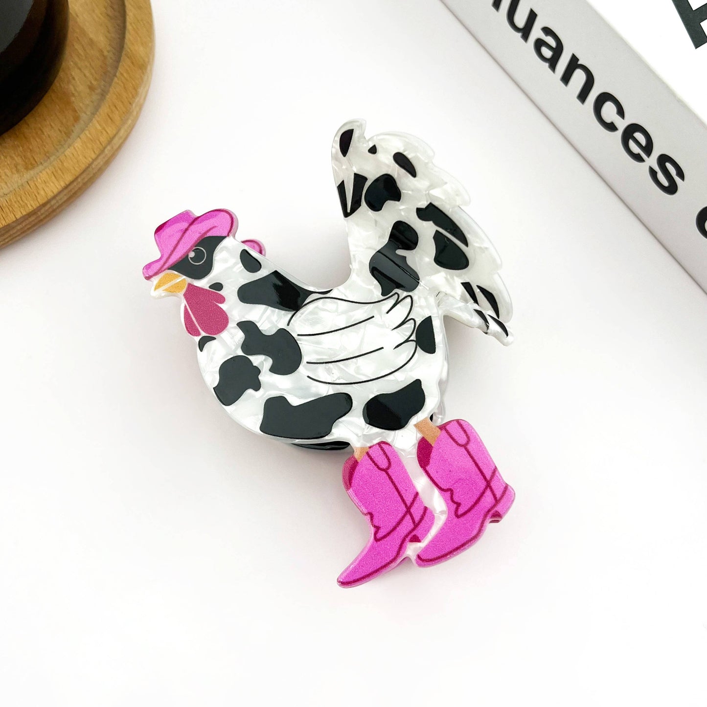 Diva - Chicken Boots Hair Clips