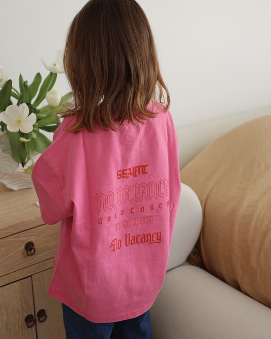 Ssaint Apparel - No Vacancy Tee - Washed Pink - Kids