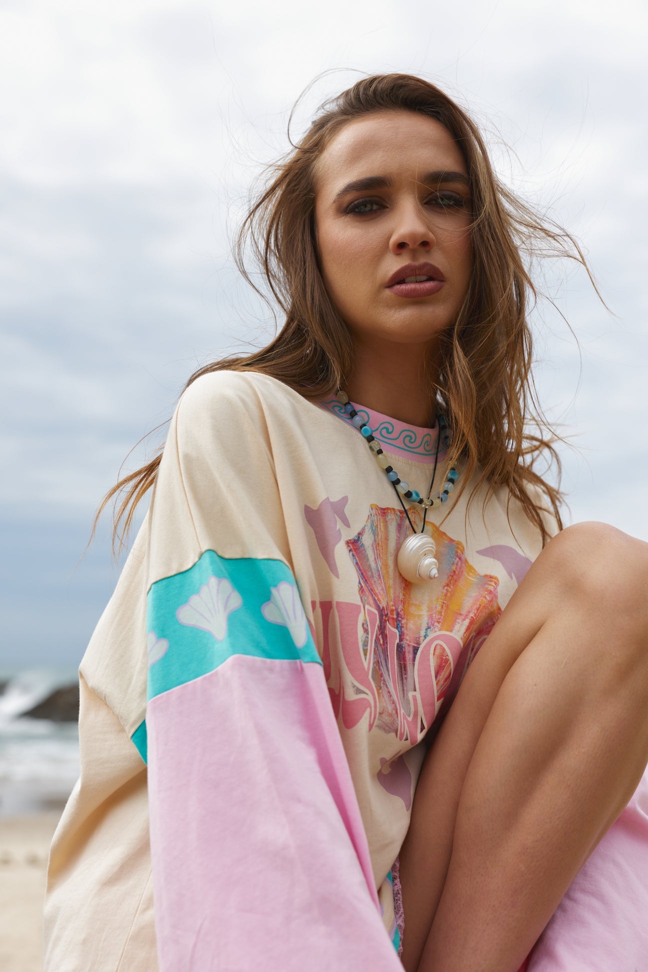 Only Lovers Left - Dolphini Boxy Long Sleeve Tee