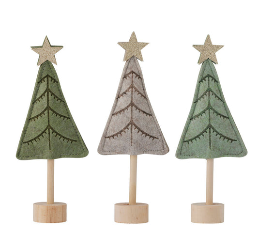 CTC - Felt Trees with Star