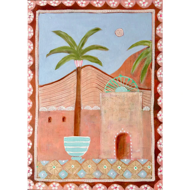 Sue Fantini Art - La Luna - Framed Print