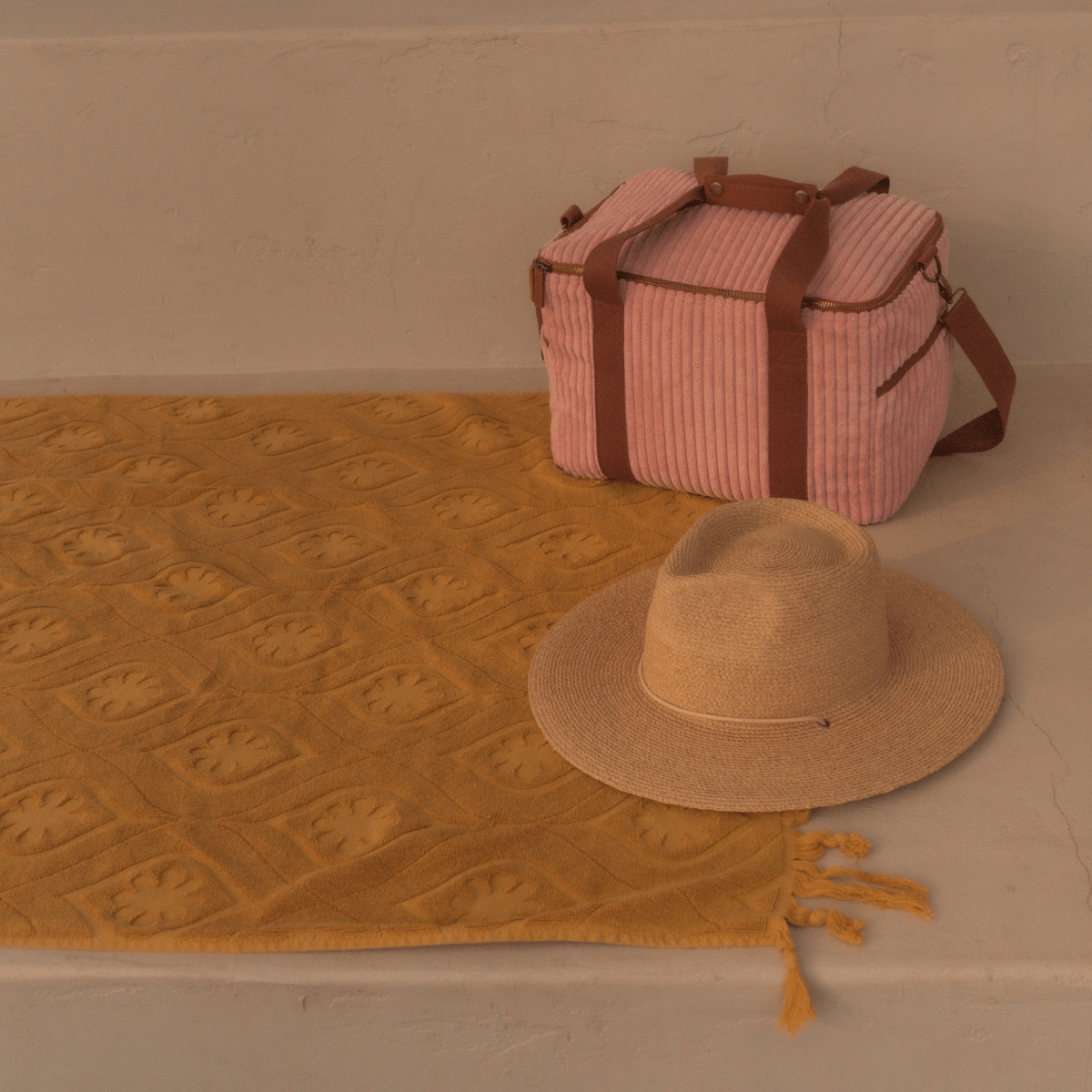 Wandering Folk - Large Cord Cooler Bag - Orchid