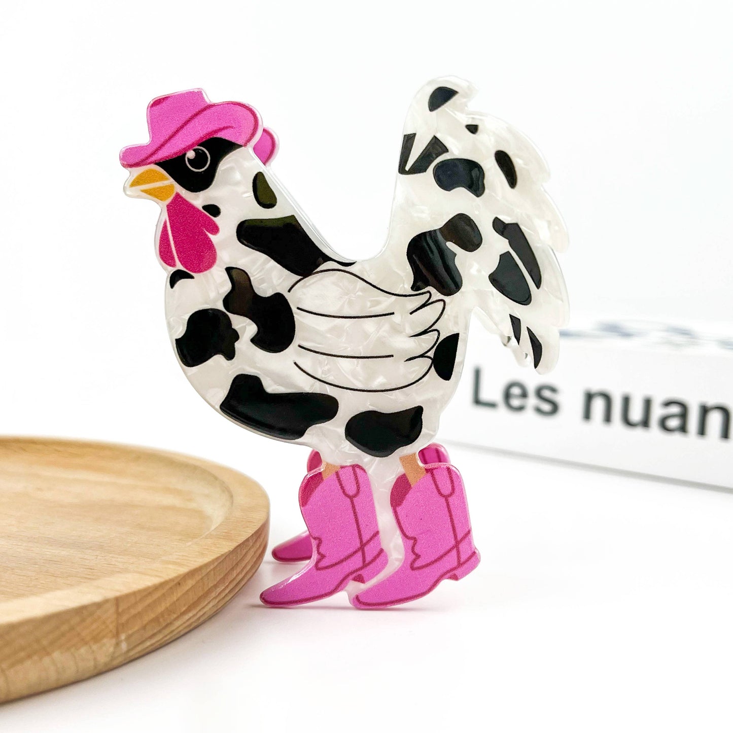 Diva - Chicken Boots Hair Clips