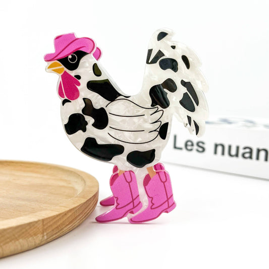 Diva - Chicken Boots Hair Clips