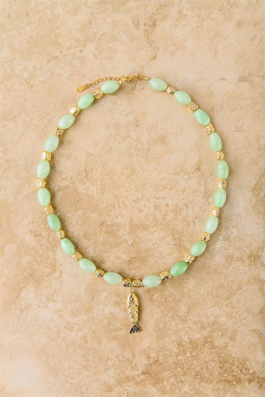 Indigo & Wolfe - Goia Necklace - Jade