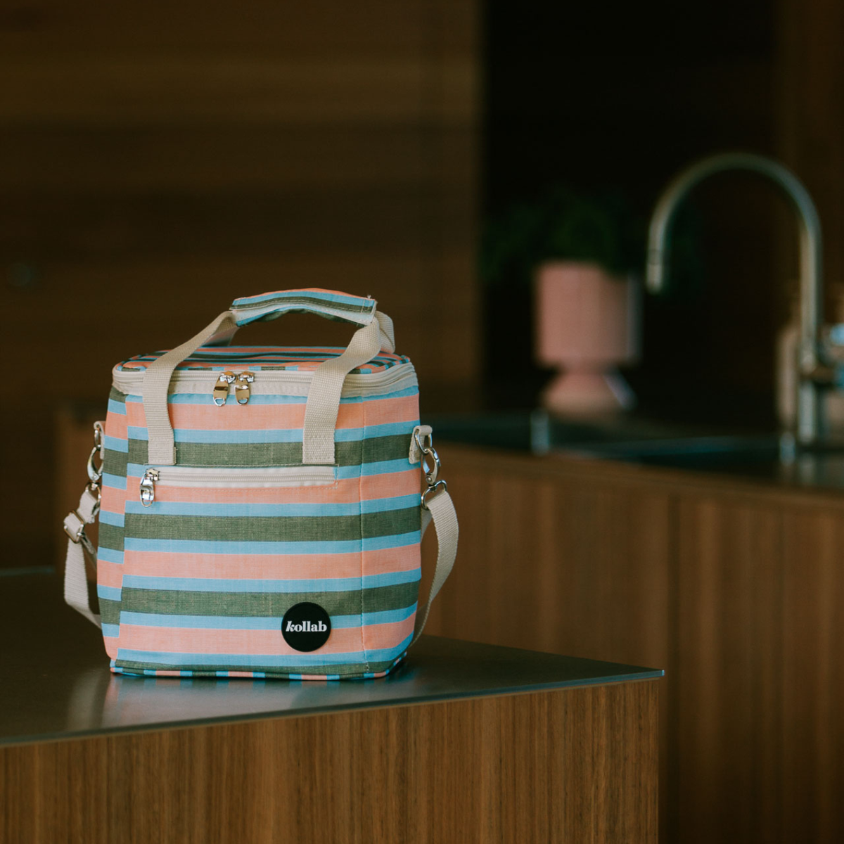 Kollab - Mini Cooler - Shoreline Stripe