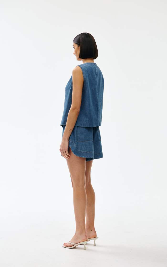 Kinney - Camille Vest - Denim