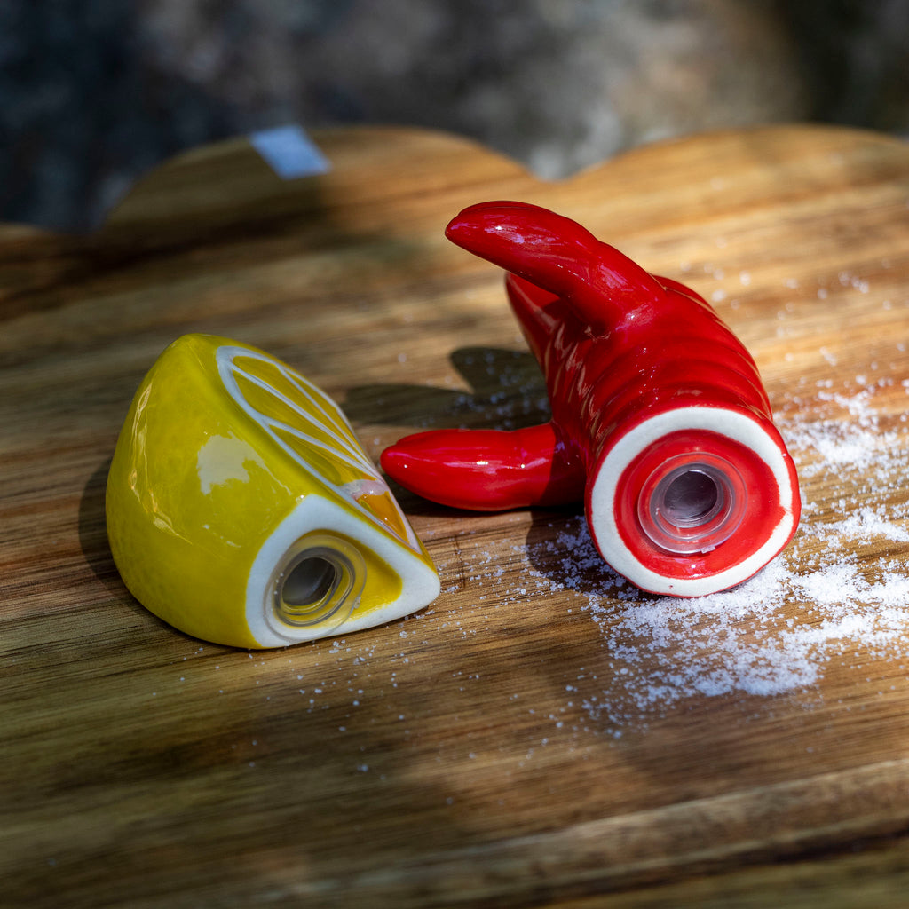 CTC - Prawn / Lemon - Salt N Pepper Shaker Set
