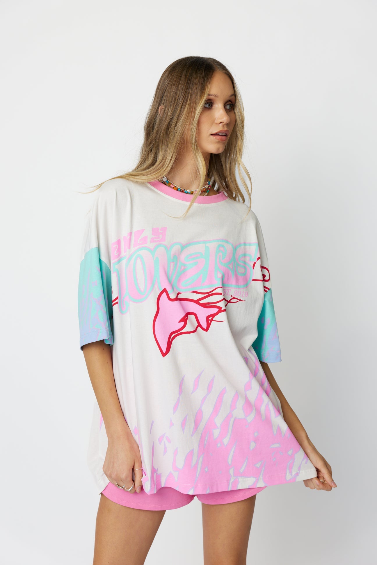 Only Lovers Left - Wave Racer Tee - Salt
