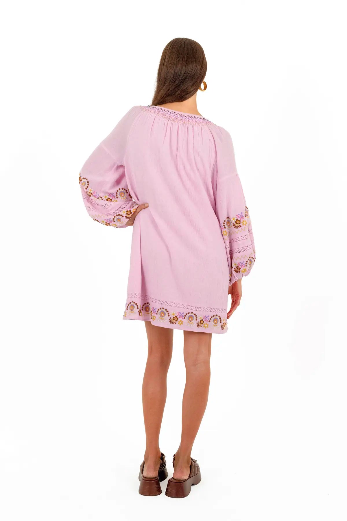 Nine Lives Bazaar - Iris Mini Dress - Petal