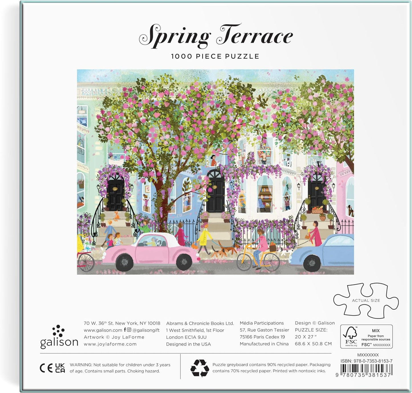 Joy Laforme Spring Terrace  - 1000pc Puzzle