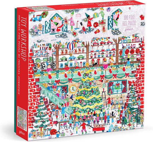 Michael Storrings - Toy Workshop Foil - 500pc Puzzle