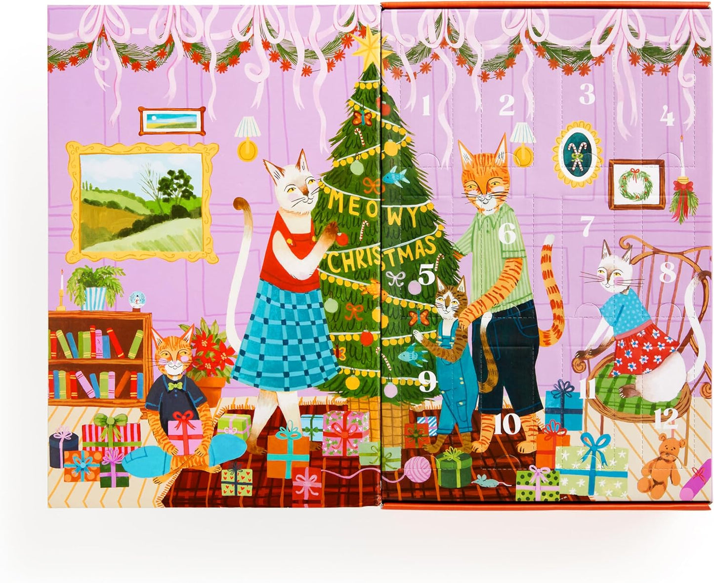 Galison - Meowy Christmas 12 days of Puzzles - 500pc