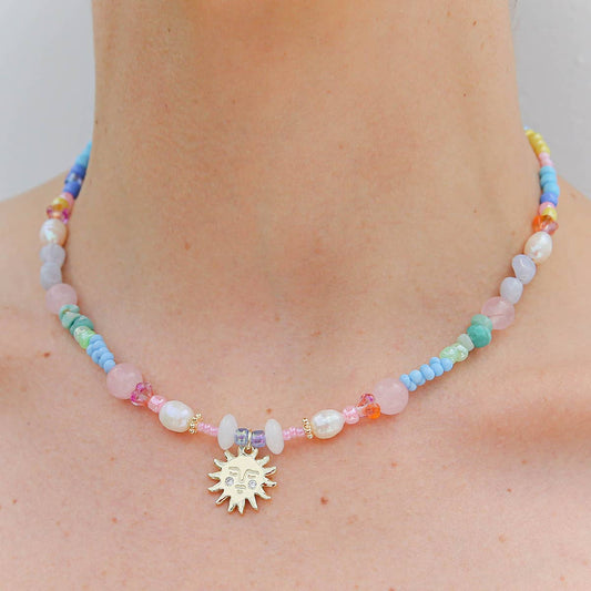 Kingston - Rainbow Sun Necklace