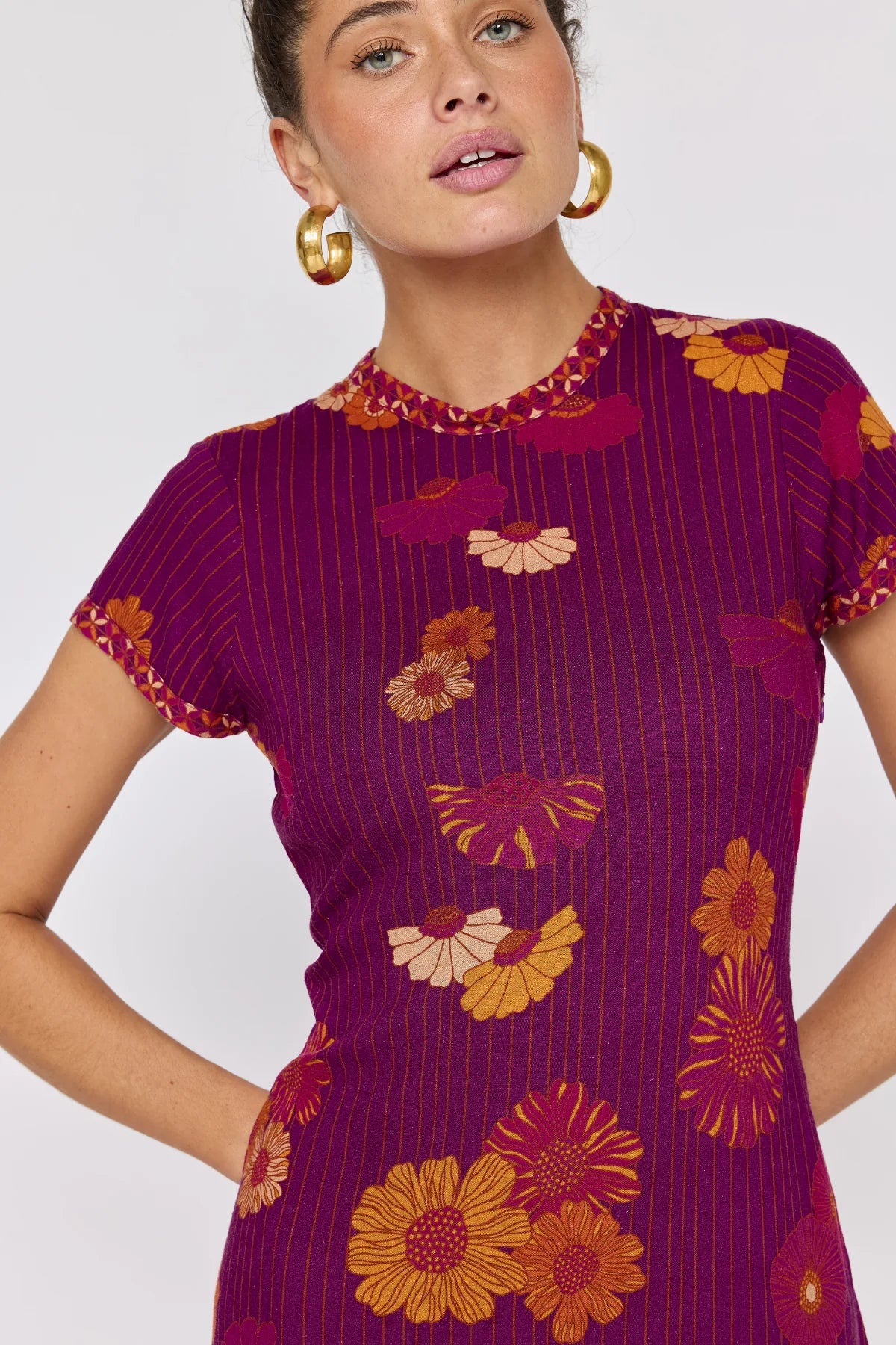 Nine Lives Bazaar - Yoko Midi Dress - Royale