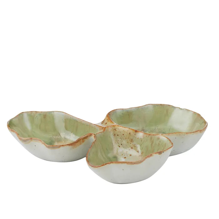 CTC - Ciotola Green Ceramic Divider Dish Range