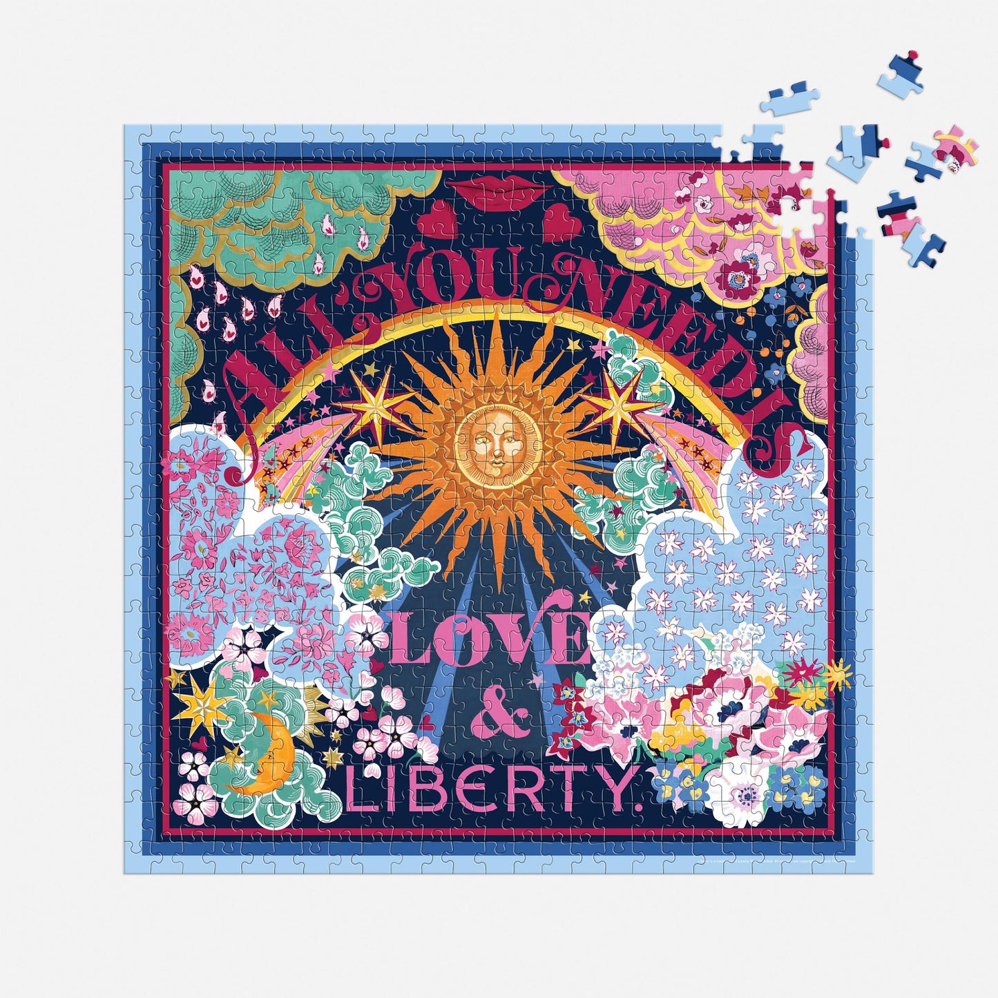 All You Need Is Love + Liberty - 500 Piece Puzzle