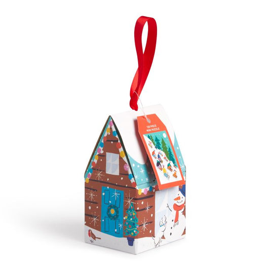 Winter Sledding Ornament - 130pc Puzzle
