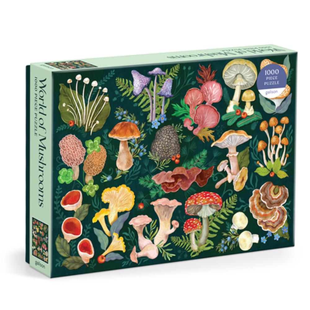 World of Mushrooms - 1000pc Puzzle