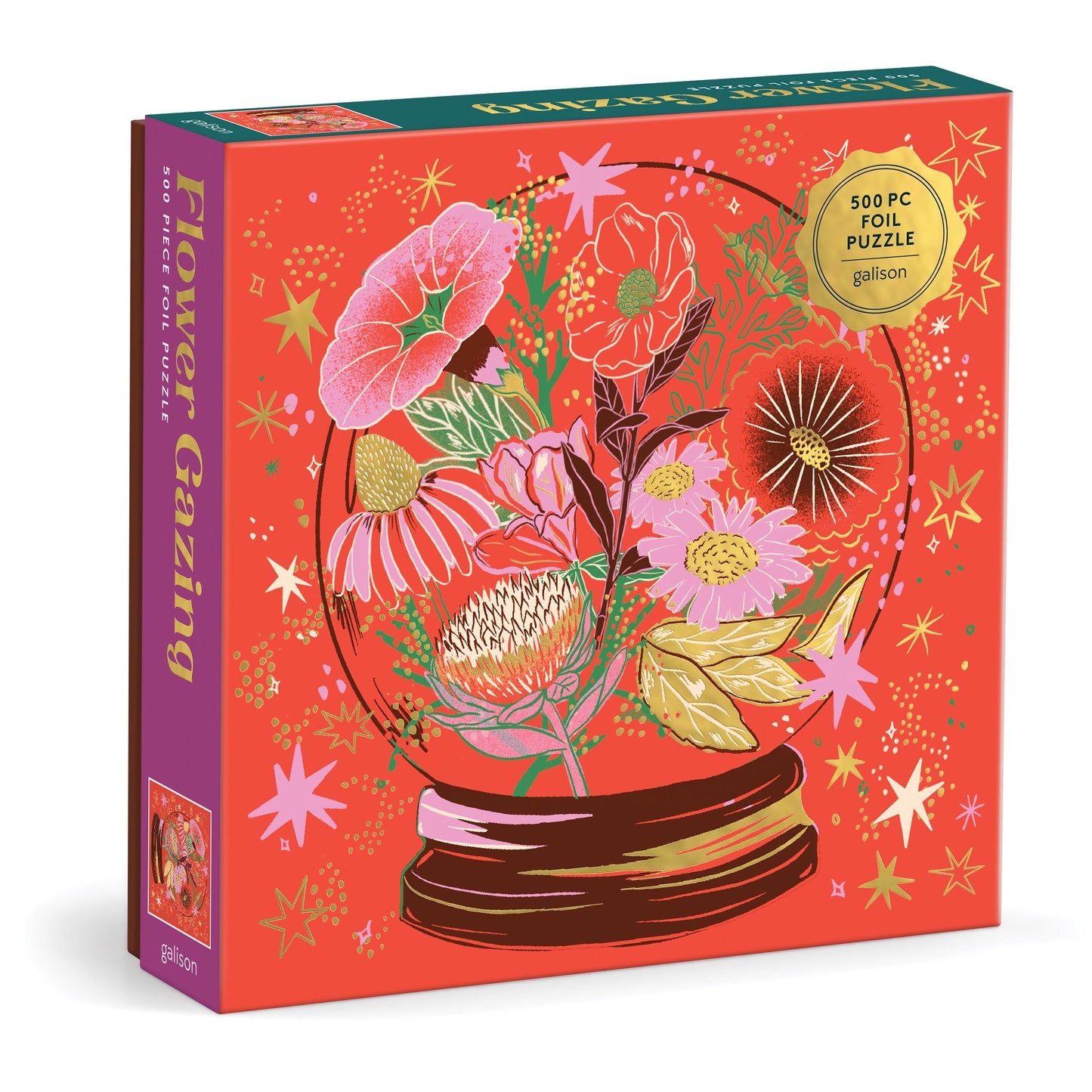 Flower Gazing Foil Puzzle - 500pc