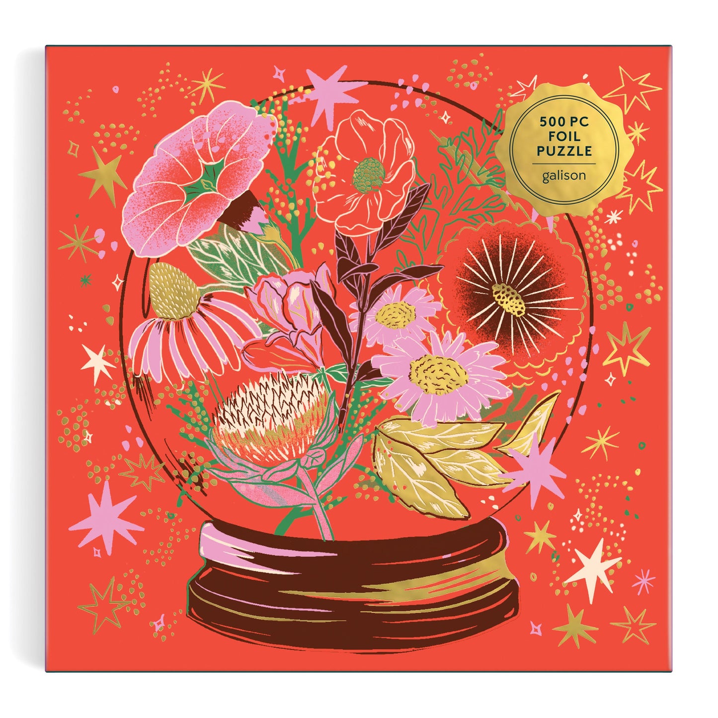 Flower Gazing Foil Puzzle - 500pc