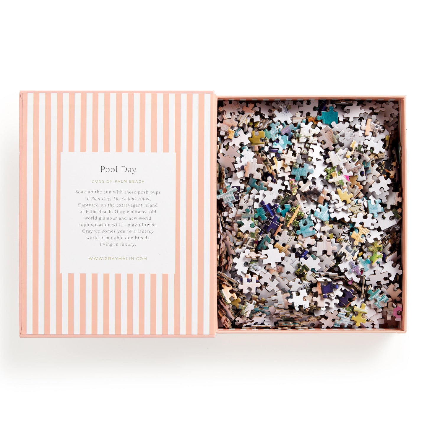 Galison - Gray Malin Palm Beach Pool Day - 1000pc Book Puzzle