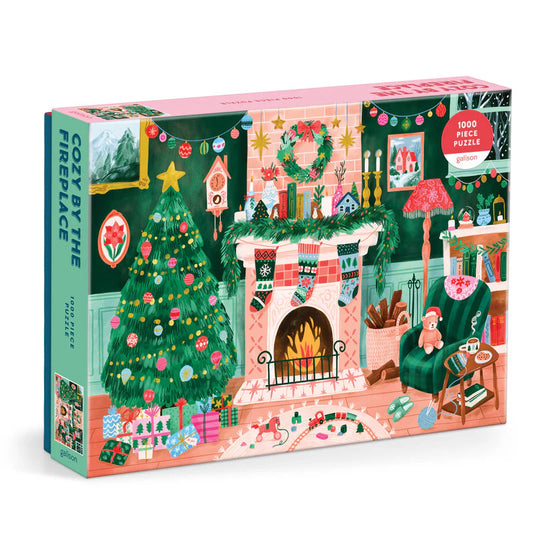 Galison - Cozy by the Fireplace Puzzle - 1000pc