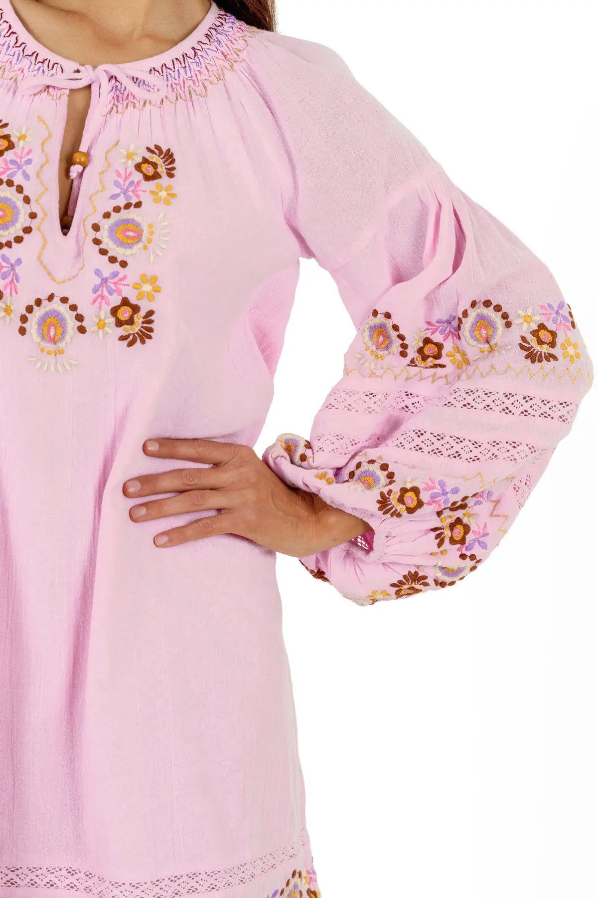 Nine Lives Bazaar - Iris Mini Dress - Petal