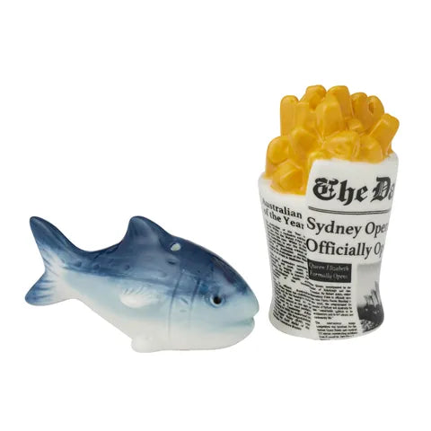 CTC - Reggie Fish N Chips - Salt N Pepper Shaker Set