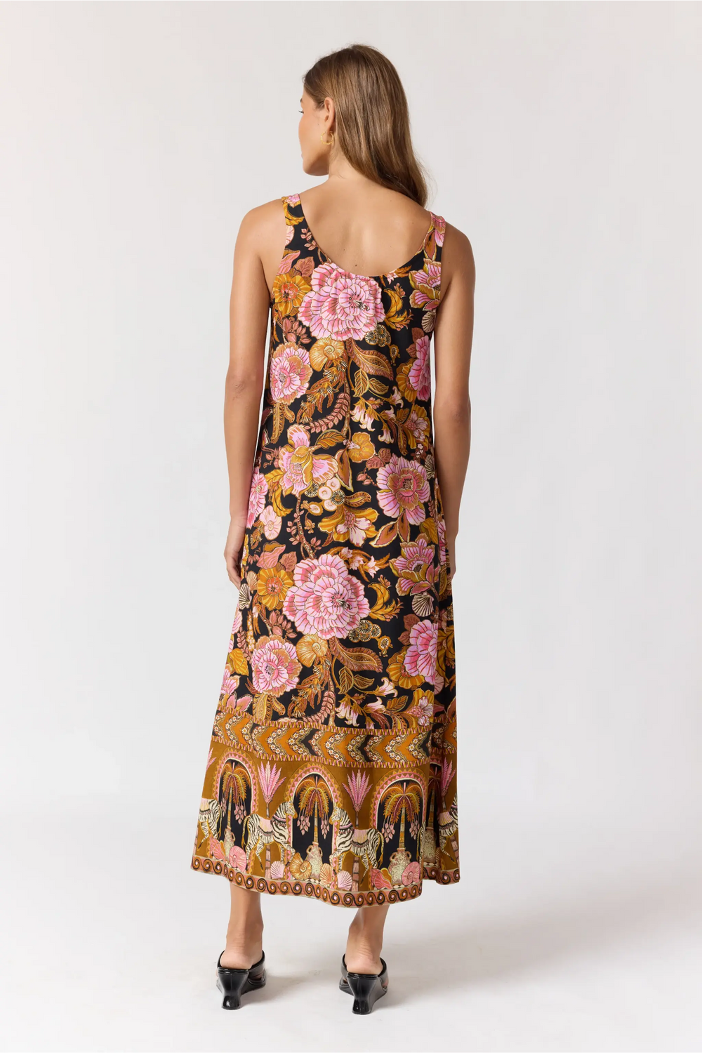 Nine Lives Bazaar - Faith Midi Maxi Dress - Wild Bloom