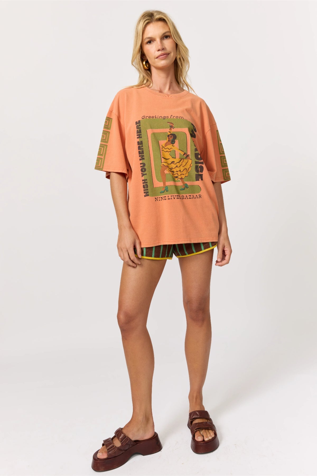 Nine Lives Bazaar - Havana Tee - Iris