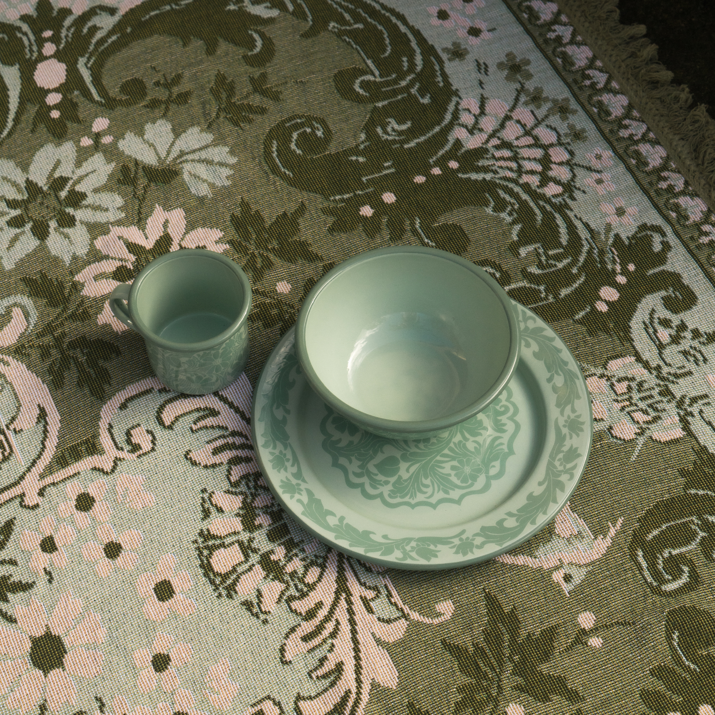 Wandering Folk X Camp Collab - Enamel Set - Mint