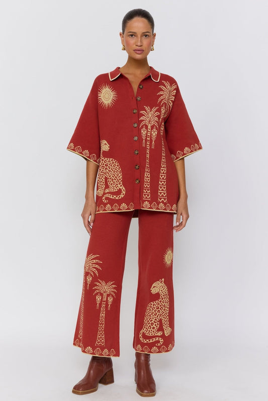 Nine Lives Bazaar - Horizon Pants - Rust