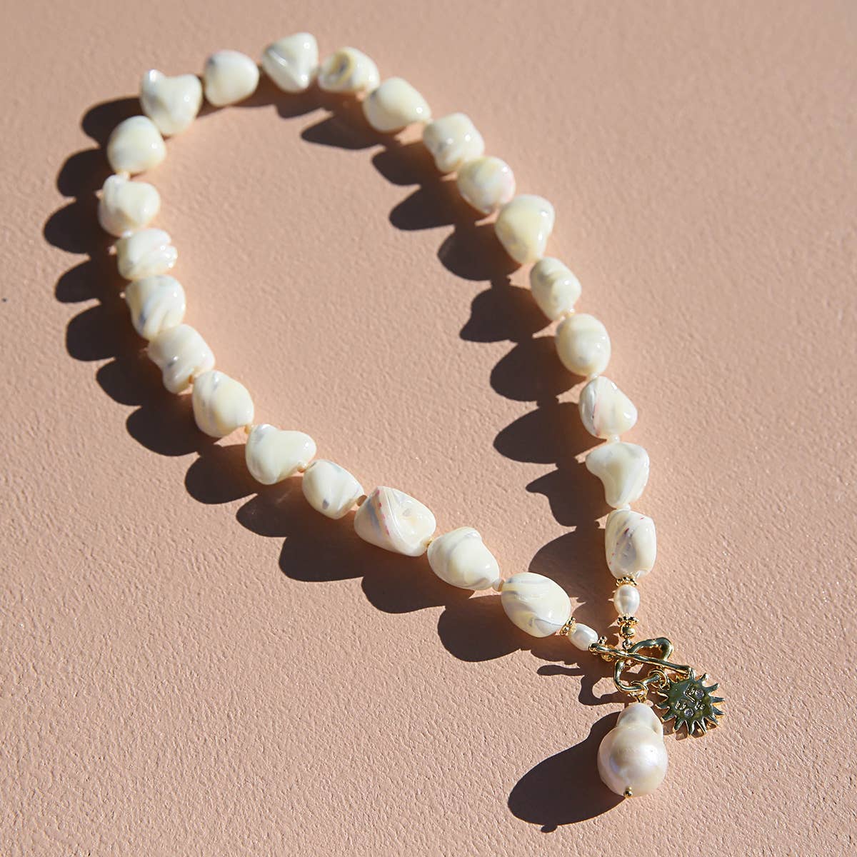 Kingston - Rolled Shell Solis Necklace