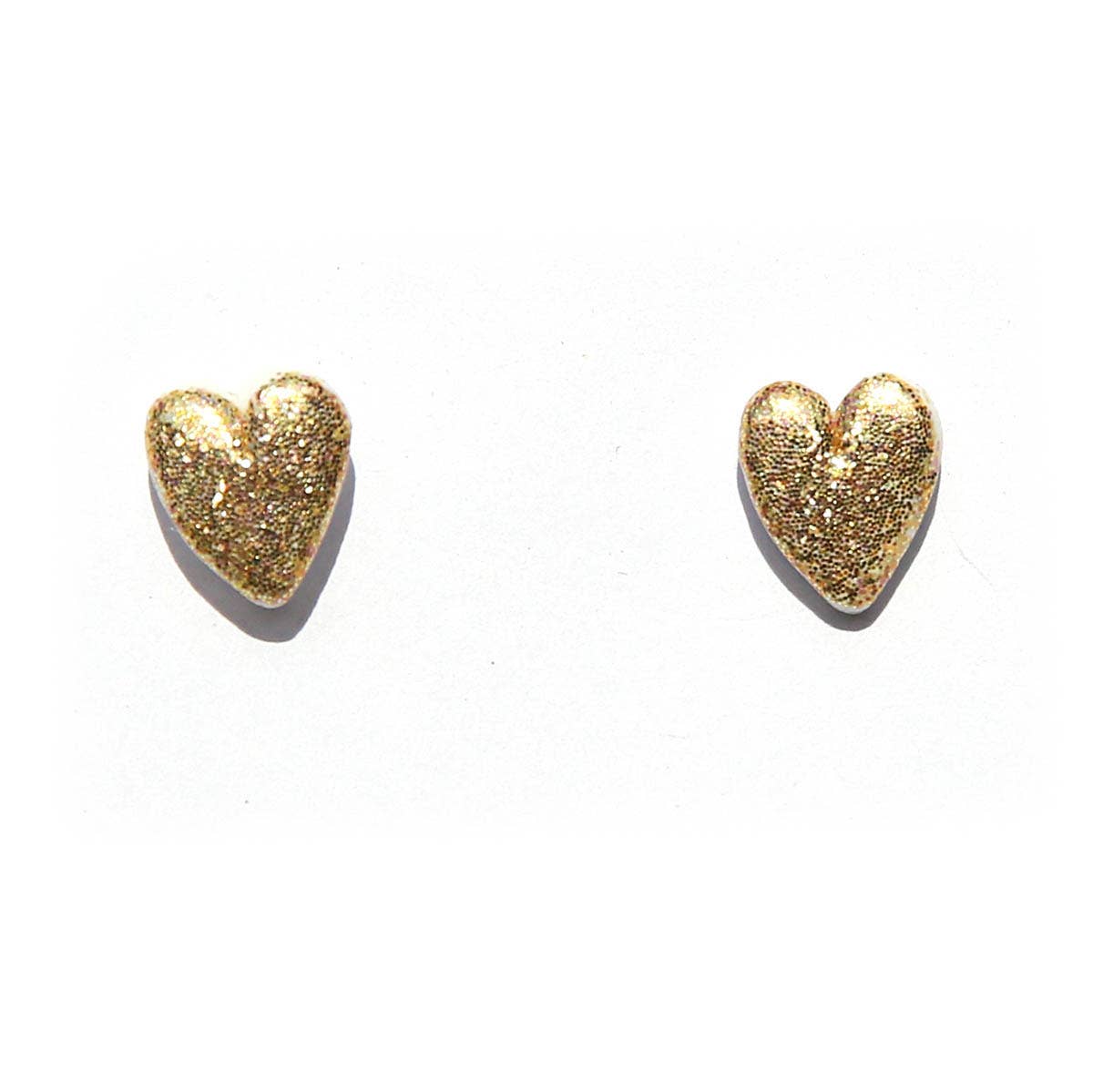 Kingston - Gold Heart Studs