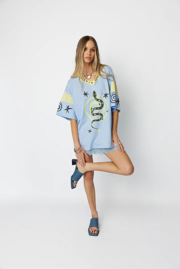 Only Lovers Left - Serpent Tee - Sky