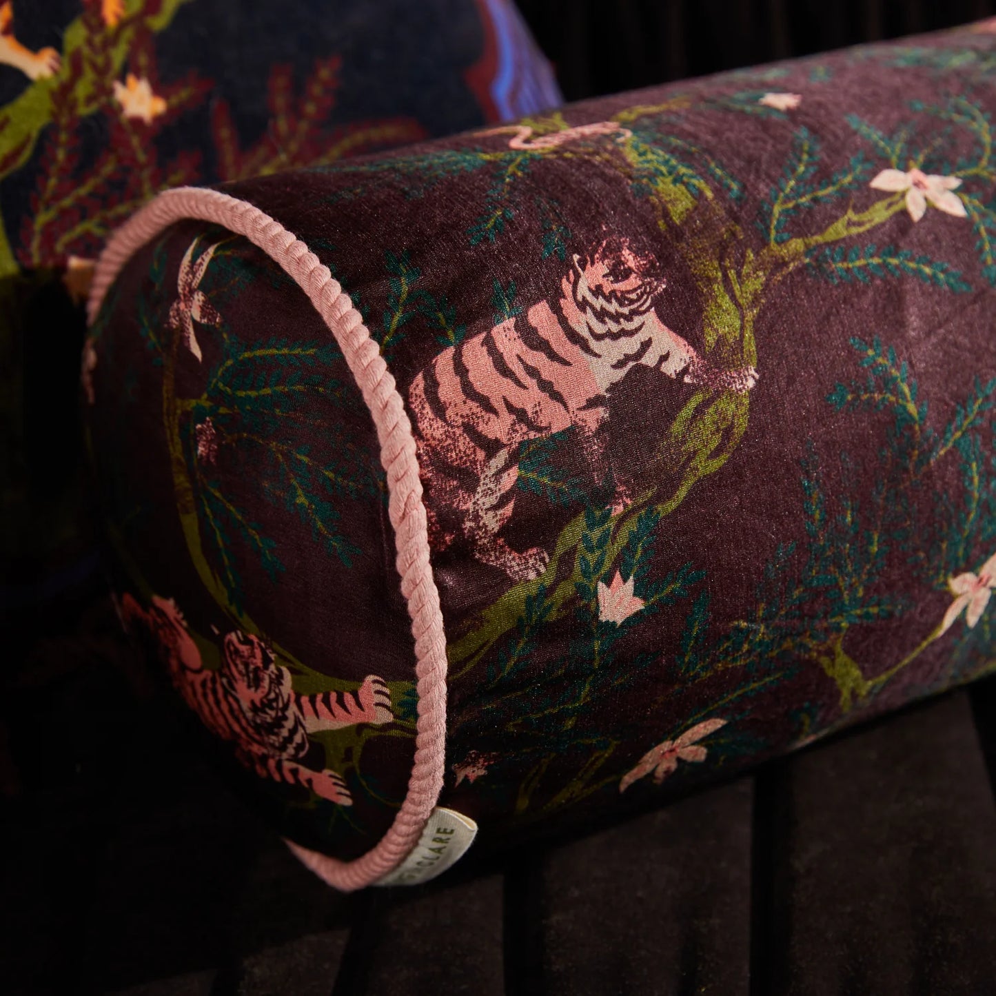Sage X Clare - Andrea Bolster Cushion - Rosewood