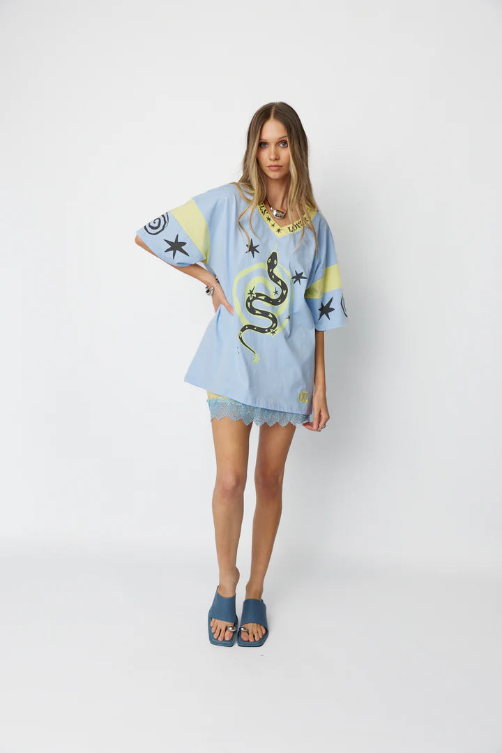 Only Lovers Left - Serpent Tee - Sky