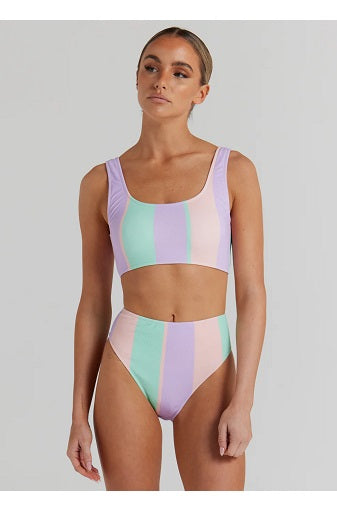 Poolside Paradiso - Sunlounger High Waist Bottom