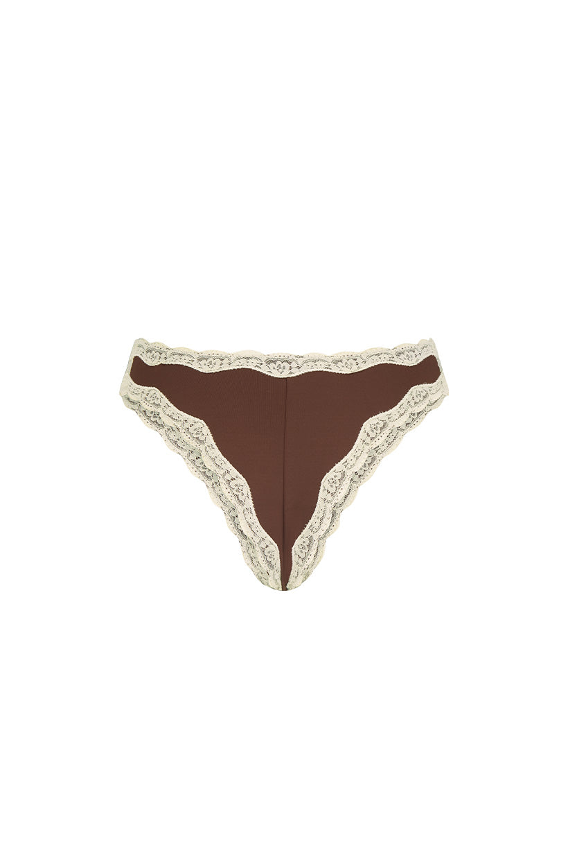 Spell - Amour Lace Brief - Coconut