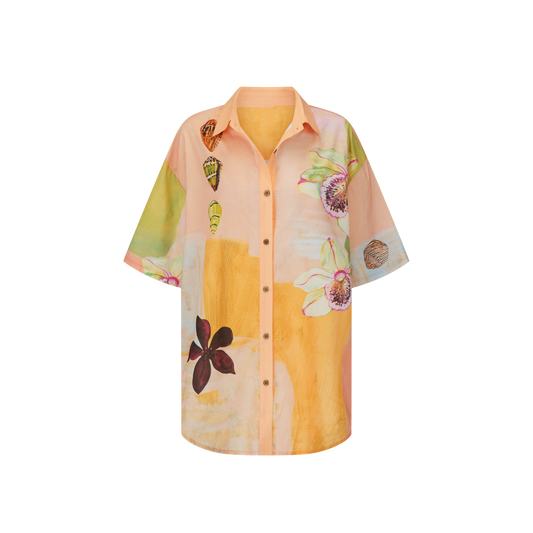 Wandering Folk X Annie Everingham - Over Swim Shirt - Pastel Sea
