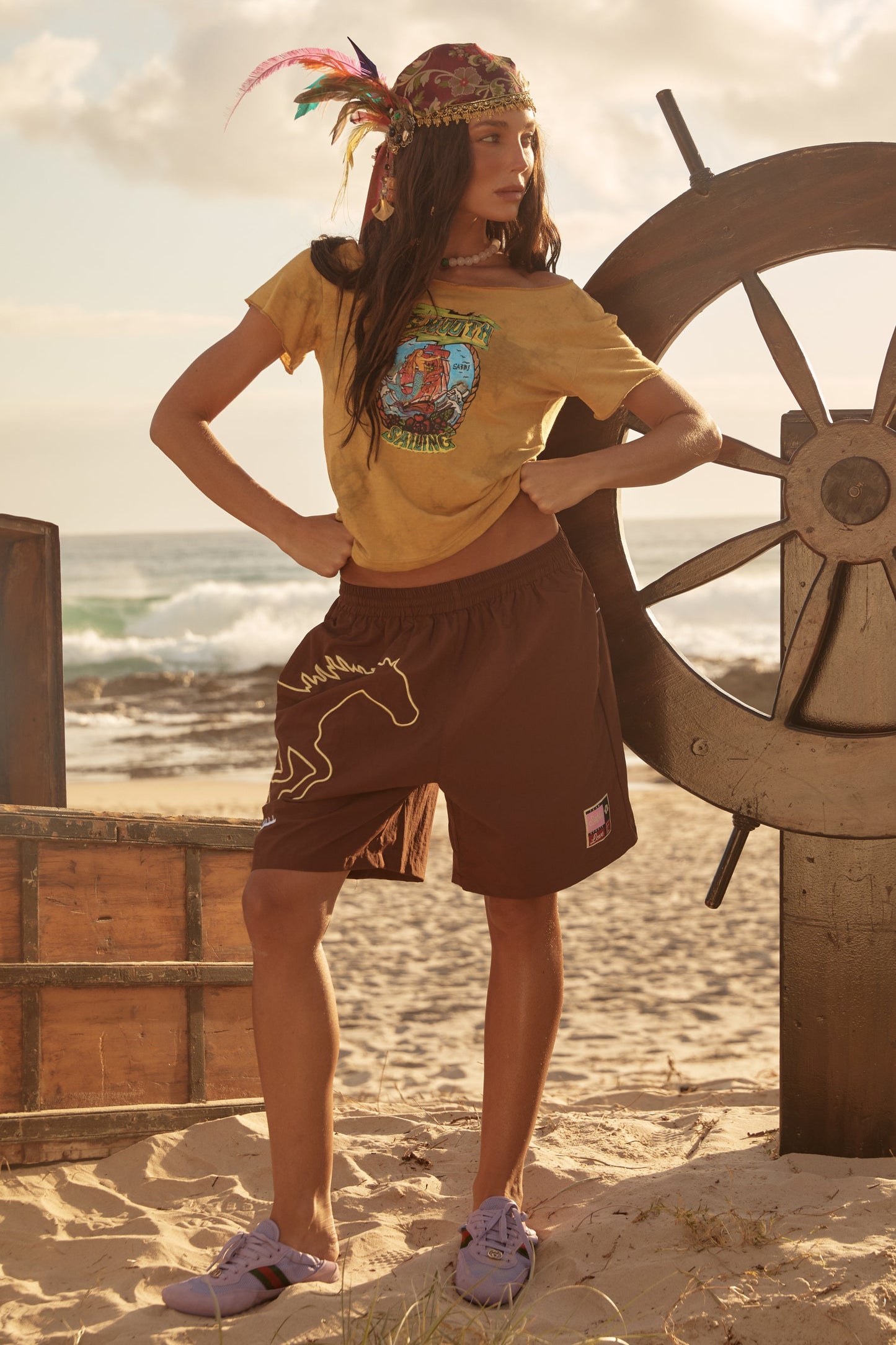 Sabbi - The Aye Aye Off The Shoulder Tank