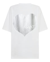 Load image into Gallery viewer, SSAINT Apparel - Heart FOIL Tee - White
