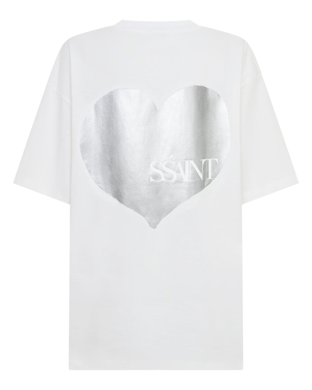 SSAINT Apparel - Heart FOIL Tee - White