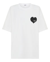 Load image into Gallery viewer, SSAINT Apparel - Heart Tee - Black on White
