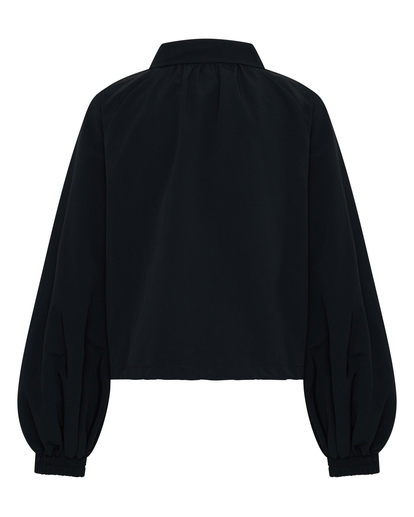 SŚAINT - FIGHT NIGHT ZIP WINDBREAKER - BLACK
