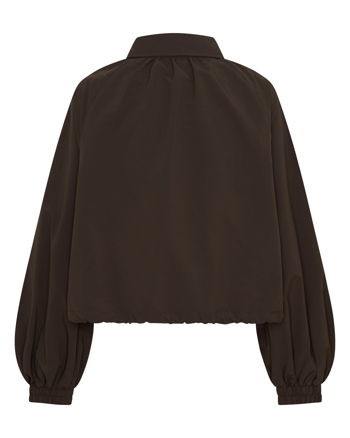 SŚAINT - FIGHT NIGHT ZIP WINDBREAKER - BROWN