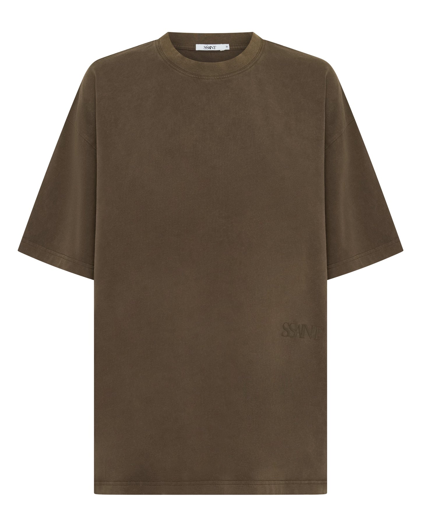 SSAINT - THE LEGACY TEE - VINTAGE BROWN // TONAL LOGO
