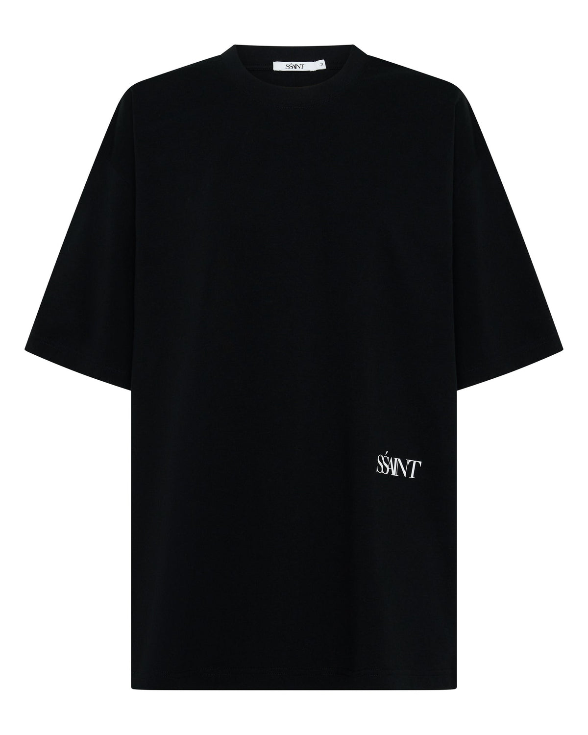 SSAINT - THE LEGACY TEE - BLACK // WHITE LOGO
