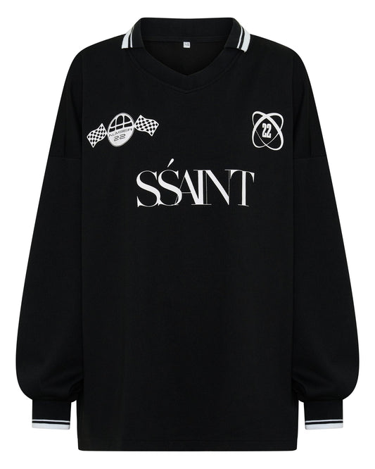 Ssaint - POLO - BLACK